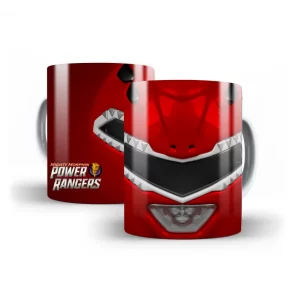 Caneca Power Rangers Red
