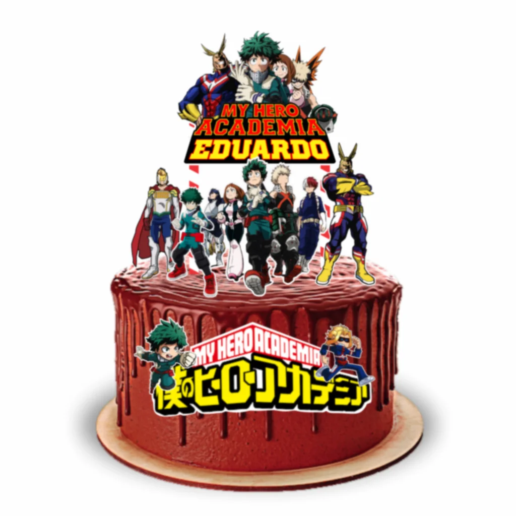 Topper para doces Boku no Hero Academia