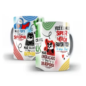 Caneca Flork Pai Herói (Arquivo Digital)