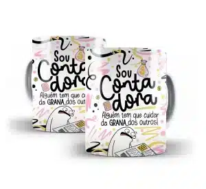 Caneca Flork Contadora - Arquivo Digital