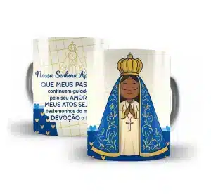 Caneca Nossa Senhora Aparecida 2 - Arquivo Digital